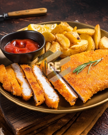 Grancotoletta with chicken breast